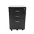 Techni Mobili Rolling Storage and File Cabinet, Espresso
