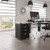 Techni Mobili Rolling Storage and File Cabinet, Espresso