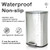 13 Gallon Kitchen Trash Can, Stainless Steel