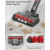 HOMPANY Cordless Vacuum Cleaner, 500W/40Kpa Stick Vacuum with Self-Standing, Max 60 Mins Runtime, Vacuum Cleaner for Home