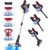 Cordless 25Kpa Powerful Suction Vacuum, 4 in 1 Lightweight Stick Handheld Vacuum Cleaner with Runtime Detachable Battery