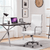 Modern Faux Leather/Velvet Office Desk Chair with Low/Mid-back/with Wheels Modern Office Home Computer Chair
