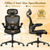 Ergonomic Mesh Office Chair, High Back Desk Chair with Adjustable 