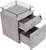 Techni Mobili Rollingg File Cabinet, Regular, 