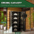 Metal Filing Cabinets, 72” Black Tool Steel Locking Cabinet with Doors and 4 Shelves, Lockable 
