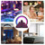 Wireless Charging Atmosphere Lamp Bedside Table Flame Lamp Mini Wireless Speaker Charger For Living Room Bedroom