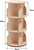 3 Tier 360° Rotating Stackable Shelves Bookshelf Organizer 360 Display Rotating Bookshelf Wood Book Shelf  3 Tier 360° Rotating Stackable Shelves Bookshelf Organizer 360 Display Rotating Bookshelf Wood Book Shelf