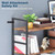 6-Tier Tall Bookcase,Rustic Wood and Metal Standing Bookshelf,Industrial Vintage Book Shelf 