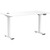 YESHOMY Height Adjustable Electric Standing Desk 55 inch Computer Table, Home Office Workstation, 55in, White 
