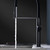 High end black brass kitchen faucet magnetic suction design 2 function 