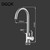 DQOK Black Kitchen Faucets Stainless Steel Kitchen Mixer Single Handle Single Hole Kitchen Faucet 