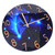 30cm Wall Clock Round Ultra-thin Tempered Glass Wall-Clock Silent Non-Ticking Quartz Clock Room Decor for Housewarming Gift