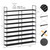 Adjustable 9 Tier Shoe Rack Organizer 72-90 Pairs Sturdy Waterproof Fabric Space Saving Closet Entryway Bedroom Storage 