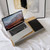 Bamboo Lap Desk Soporte Portatil Laptop Stand with Tablet Pen Phone Holder Wrist Rest and Mouse Pad 