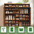 Bamboo Shoe Cabinet with 2 Doors, 7-Tier Shoe Organizer Cabinet, Free Standing Heels Sneakers Shoe Racks