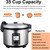 Onlicuf Commercial Rice Cooker 70-Cup Cooked (35-Cup Uncooked) \