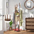 Bamboo freestanding coat rack with 3 storage shelves and 9 hooks easy to assemble for bedroom, office, 