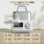 Electric Food Steamer 5-Quart Stainless Steel with Timer, 24H Delayed Start, Auto Keep Warm, and Large 68 Oz Water Capacity