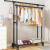 Hanger Library Clothing Rack Nordic Standing Coat Clothing Rack Shelves Wardrobes Moveis Para Casa Storage Shelves Racks