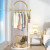 Bedroom Hanger Gold Clothing Rack Storage Coat Jacket Shoes Metal Rack Standing Shelf Colgadores De Ropa Hallway