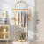 Bedroom Hanger Gold Clothing Rack Storage Coat Jacket Shoes Metal Rack Standing Shelf Colgadores De Ropa Hallway