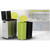 16 Gallon Rectangular Hands-Free Dual Compartment Recycling Kitchen Step Trash Can with Soft-Close Lid,