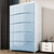 58CM Thickening Drawer Style Plastic Storage Cabinet Wardrobe High-quality 