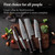 XINZUO 1-5 PCS Kitchen Knives Set VG10 Damascus Stainless Steel 
