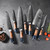 1Pc Blue Honeycomb Resin Handle Damax Professional Kitchen Knives