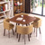 Kitchen Round Dining Table Set 4 Chairs Office Luxury Dining Table 