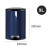 Stainless Steel Trash Can with Foot Pedal,Dust-Proof Waste Bin,Metal Step,Kitchen,Bathroom,Washroom,Office 