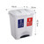Pedal Trash Can with Lid Wheels Kitchen Big Trash Can Cube Storage Bins Dustbin Home Office Storage 
