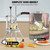 VEVOR Commercial Chopper with 4 Replacement Blades Commercial Vegetable Chopper Stainless Steel for Restaurants & Home Kitchen