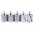 Stainless Steel Manual Potato Grater Grater Food Processor with 5-Drums