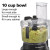 10 Cup Food Processor and Vegetable Chopper Stainless Steel with Bowl Scraper