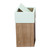 Storage Trash Bin Rubbish Recycle Rectangular Kitchen Garbage Organizer Trash Bin Bathroom