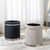 Small Garbage Trash Bin Rubbish Bathroom Organizer Round Stainless Steel Trash Bin 