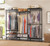 Portable Closet Wardrobe Heavy Duty Clothes Rack, Freestanding Clothing Rack with 4 Hang Rods & 8 Shelves, Adjustable Closet