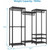 VIPEK V5 Portable Closet Wardrobe Heavy Duty Adjustable Clothes Rack with 4 Hang Rods & 8 Shelves,56.7"Lx15.7''Wx76.4 H,(Medium)