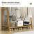 Wooden Clothes Rack Multifunctional Clothes Hanger Trapezoid Design Storage Rack Multi-layer Structure Wardrobe Hangers