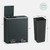 Plastic Inner Buckets and Hinged Lids For Kitchen Baskets 2 Compartments Car Trash Bin 