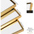 Beveled Edge Full Length Floor Mirror, 59" x 16" Free Standing Hanging or Leaning Body Wall-Mounted Dressing Mirror for , Gold