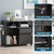 Office File Cabinet on Wheels, Mobile Storage Cabinets, Printer Stand, Home Office Storage Cabinet