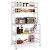 Tribesigns 5-Tier Kitchen Bakers Rack with Hutch, Industrial Microwave Oven Stand, Free Standing Kitchen Utility Cart 