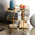 Utility Cart Trolley Bar Tables Gold Wine Cabinet Rolling Kitchen Trolley Serving Outdoor 