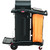 Rubbermaid Commercial High Security Housekeeping Janitorial Cart with Wheels 53.5" H x 48.25" L X 22" W