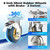 Extra Large Platform Truck Market Cart to Transport Things 44 X 28 Dolly Cart Heavy Duty Push Cart 