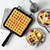 15040 Cast Aluminum Stovetop Belgium Waffle Iron