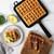 15040 Cast Aluminum Stovetop Belgium Waffle Iron