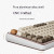 AJAZZ AC100 Mechanical Keyboard LED Screen Aluminium Alloy Three Mode RGB Wireless Gaming Keyboard 